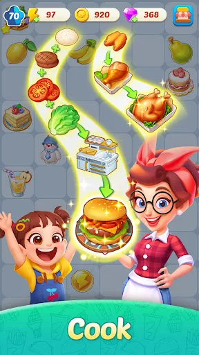 Merge Cooking® screenshot