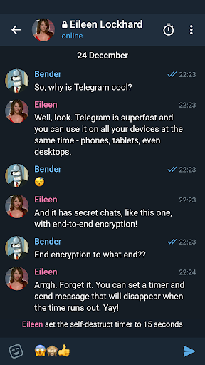 Telegram X screenshot