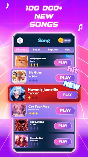 Music Hop: Bouncing Ball Game screenshot