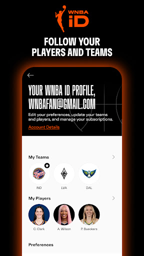 WNBA - Live Games & Scores screenshot