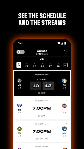 WNBA - Live Games & Scores screenshot