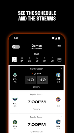 WNBA - Live Games & Scores screenshot