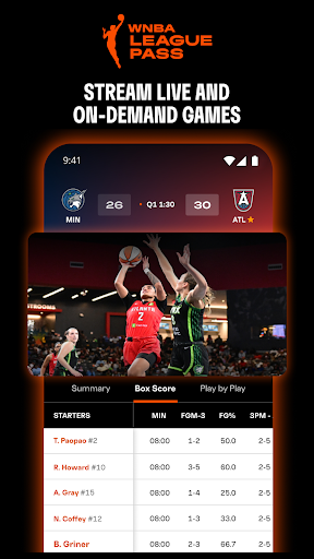 WNBA - Live Games & Scores screenshot