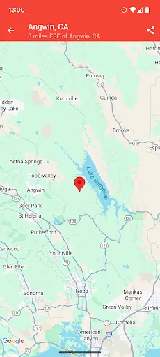 My Earthquake Alerts - Map screenshot