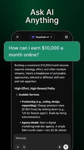 Chat AI for DeepSeek R1 screenshot
