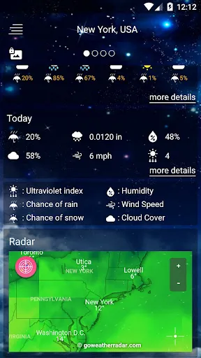 Weather Forecast screenshot