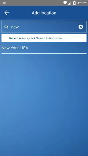Weather Forecast screenshot