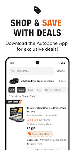 AutoZone Auto Parts & Repair screenshot