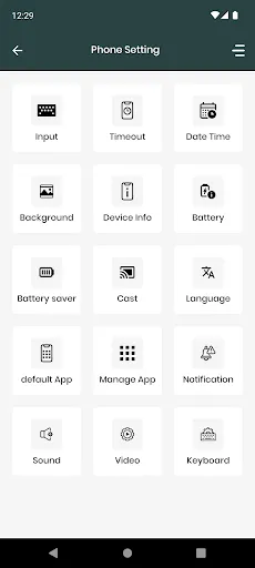 Settings App screenshot