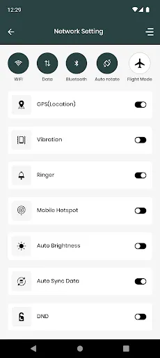 Settings App screenshot