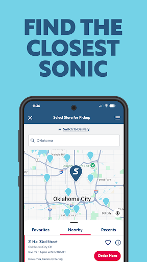 SONIC Drive-In - Order Online screenshot