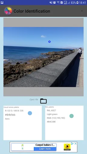 Color Identification screenshot