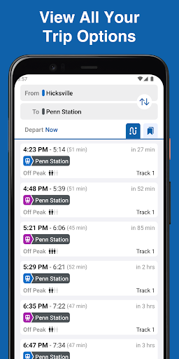 MTA TrainTime screenshot