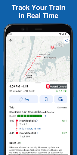 MTA TrainTime screenshot
