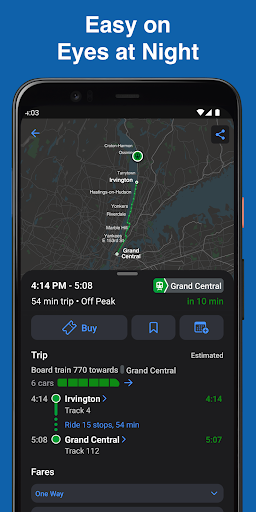 MTA TrainTime screenshot