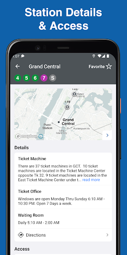 MTA TrainTime screenshot