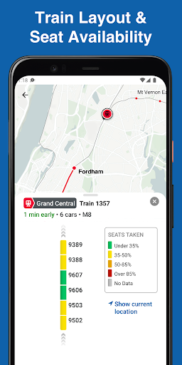 MTA TrainTime screenshot