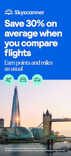 Skyscanner Flights Hotels Cars screenshot