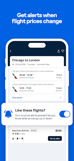 Skyscanner Flights Hotels Cars screenshot