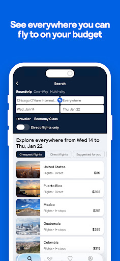 Skyscanner Flights Hotels Cars screenshot
