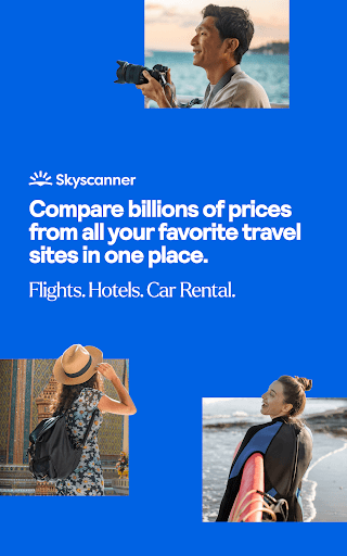 Skyscanner Flights Hotels Cars screenshot