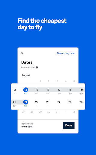Skyscanner Flights Hotels Cars screenshot