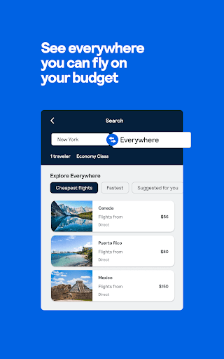 Skyscanner Flights Hotels Cars screenshot