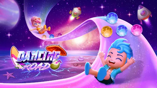 Dancing Road Color Balls Match screenshot