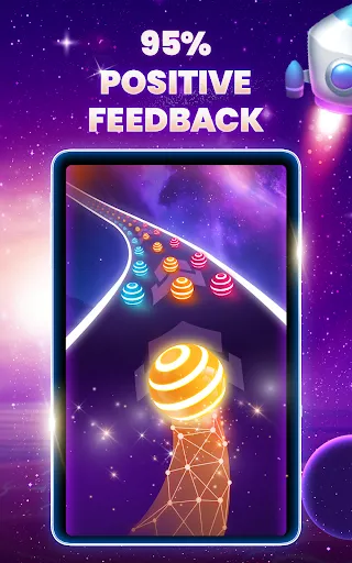 Dancing Road Color Balls Match screenshot
