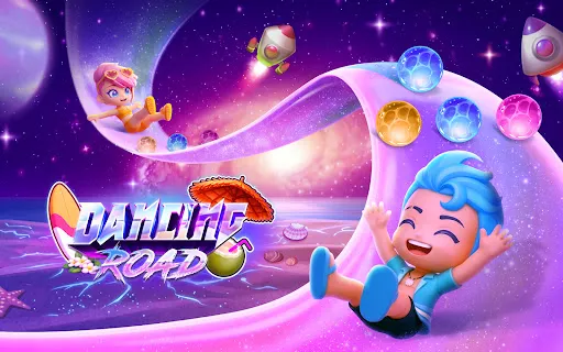 Dancing Road Color Balls Match screenshot