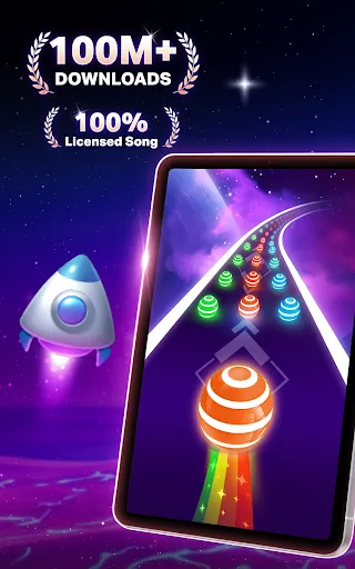 Dancing Road Color Balls Match screenshot