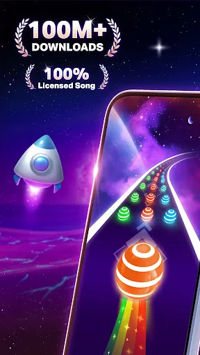 Dancing Road Color Balls Match screenshot