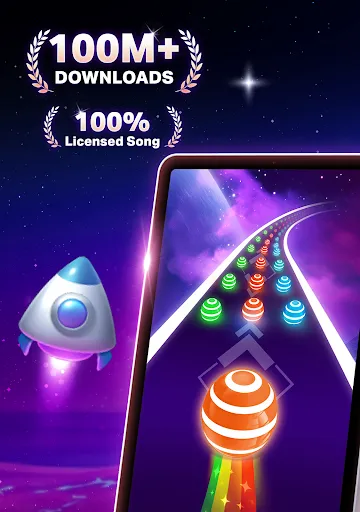 Dancing Road Color Balls Match screenshot