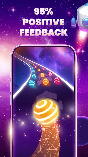 Dancing Road Color Balls Match screenshot