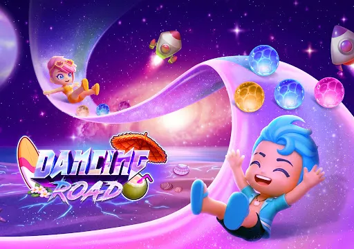 Dancing Road Color Balls Match screenshot