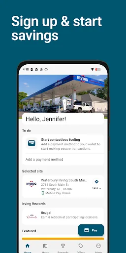 MyIRVING screenshot