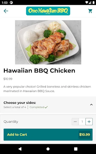 Ono Hawaiian BBQ screenshot