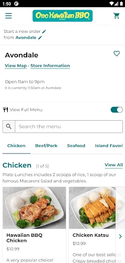 Ono Hawaiian BBQ screenshot