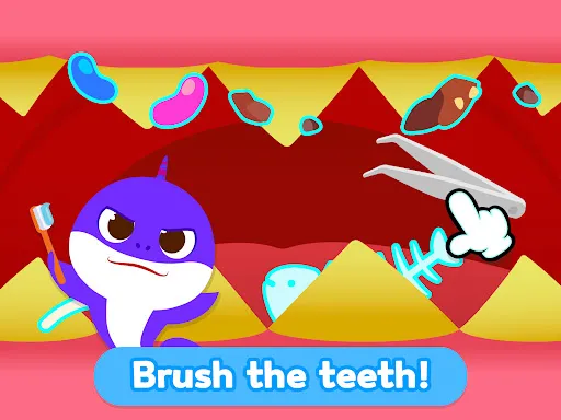 Baby Shark Dentist Play: Game screenshot