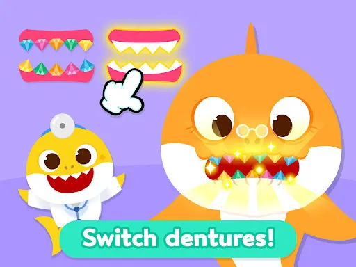 Baby Shark Dentist Play: Game screenshot