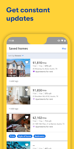 Apartments & Rentals - Zillow screenshot