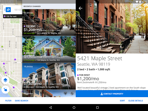Apartments & Rentals - Zillow screenshot