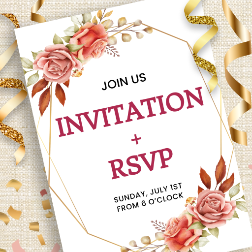 Invitation Maker & RSVP Cards
