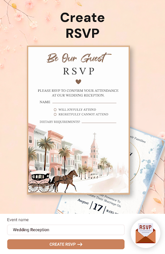 Invitation Maker & RSVP Cards screenshot