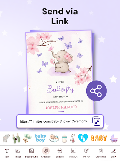 Invitation Maker & RSVP Cards screenshot