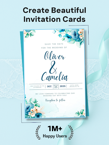 Invitation Maker & RSVP Cards screenshot