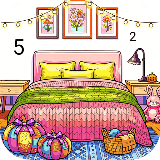 Room Deco Color by Numbers