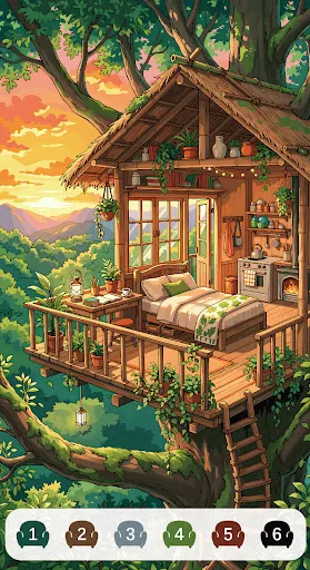Room Deco Color by Numbers screenshot