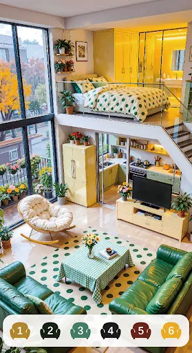 Room Deco Color by Numbers screenshot