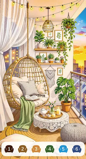 Room Deco Color by Numbers screenshot